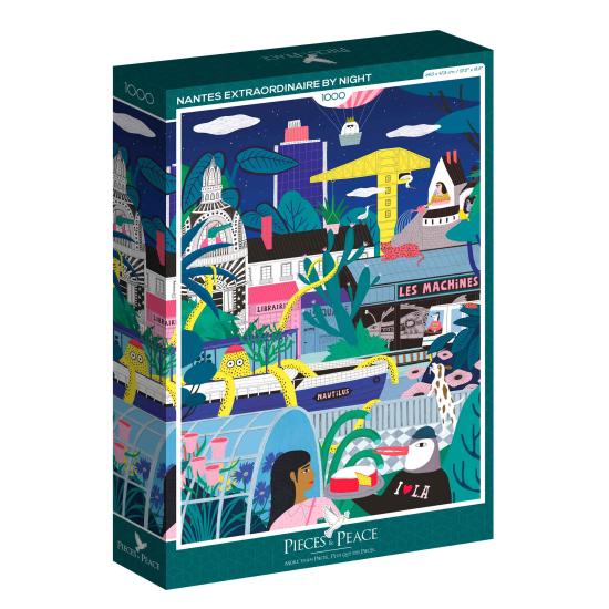 Pièces de Puzzle et Paix Extraordinaire Nantes la Nuit des 1000