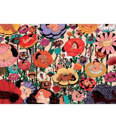 Puzzle Pieces and Peace Femmes Fleurs 1000 pcs