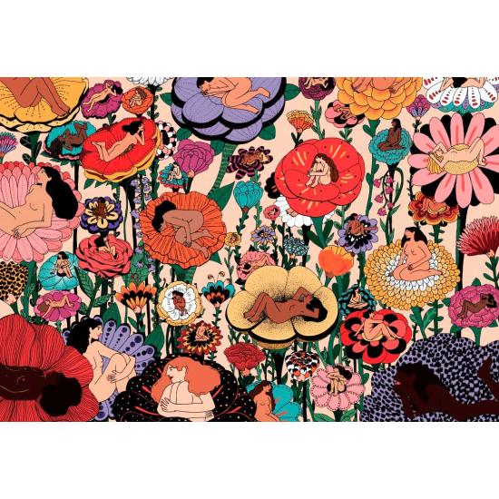 Puzzle Pieces and Peace Femmes Fleurs 1000 pcs