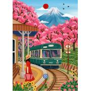 Puzzle Pieces and Peace Fleurs De Fuji 500 pièces