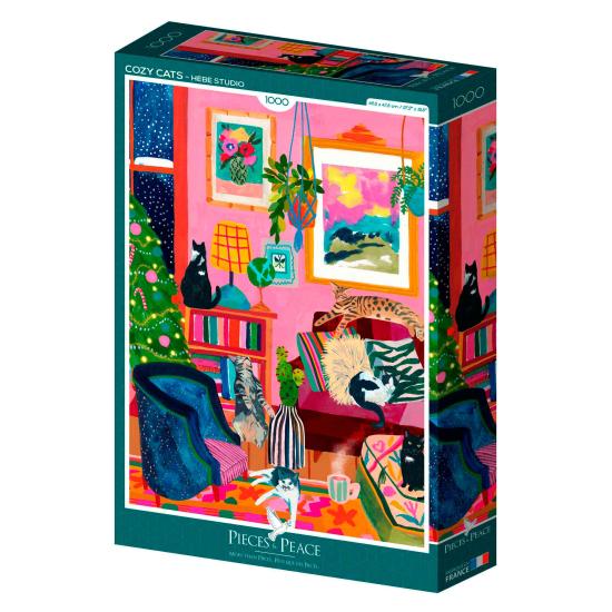 Puzzle Pieces and Peace Chats Faits Maison 1000 Pcs Puzzle Pieces and Peace Chats Faits Maison 1000 Pcs