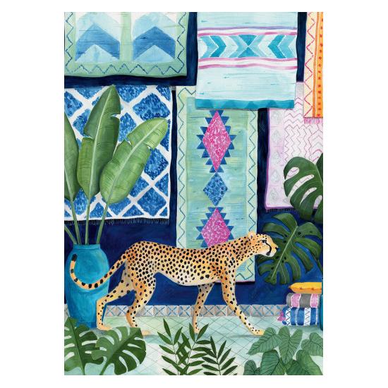 Puzzle Pièces et Paix Guépard au Maroc 1000 Pièces