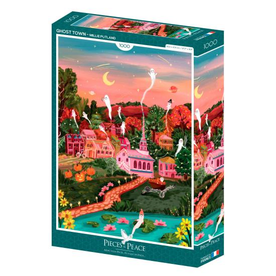 Puzzle Pieces and Peace Halloween Town 1000 pcs