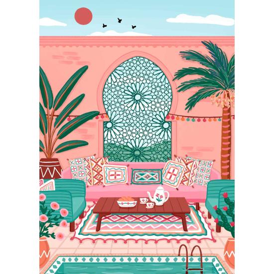 Puzzle Pieces and Peace Hôtel au Maroc 500 pièces
