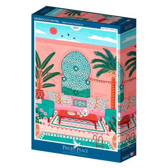 Puzzle Pieces and Peace Hôtel au Maroc 500 pièces