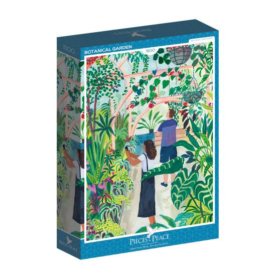 Puzzle Pieces and Peace Jardin botanique 1500 pièces