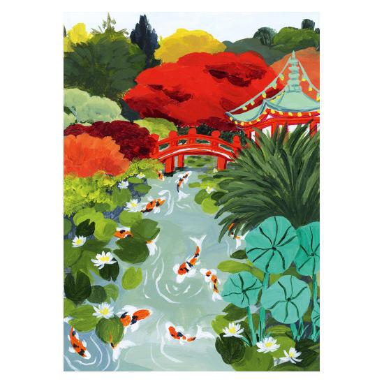 Puzzle Pieces and Peace Jardin japonais 1500 pièces