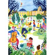 Puzzle Pieces and Peace Jardin Public 1000 Pcs