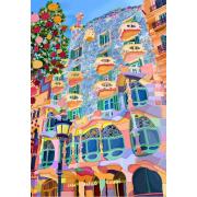 Puzzle Pieces and Peace La Belle Barcelone 1000 pièces
