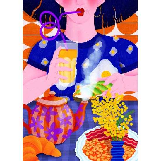 Puzzle Pieces and Peace Le Brunch de 500 Pzs Puzzle Pieces and Peace Le Brunch de 500 Pzs