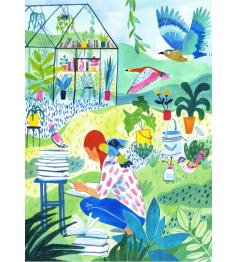 Puzzle Pieces and Peace Lire Dans Le Jardin 500 pièces