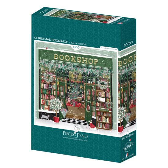 Puzzle Pieces and Peace Librairie De Noël 1000 pcs