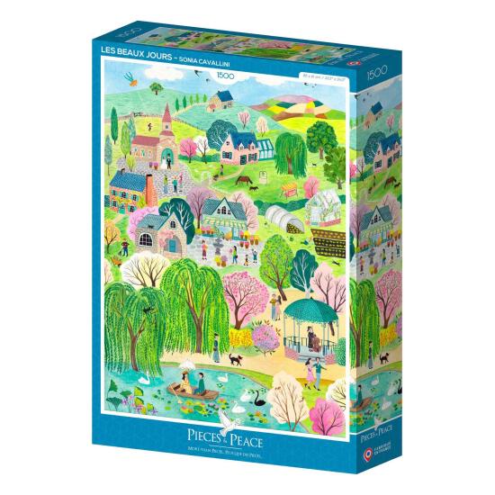 Puzzle Pieces and Peace Les Beaux Jours 1500 Pièces