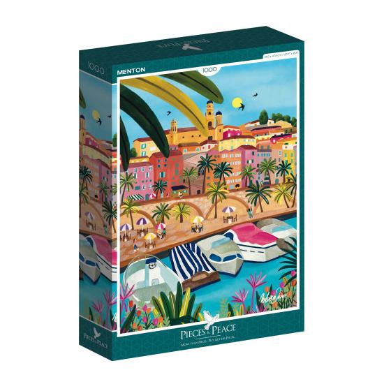 Puzzle Pièces et Paix Menton 1000 pièces