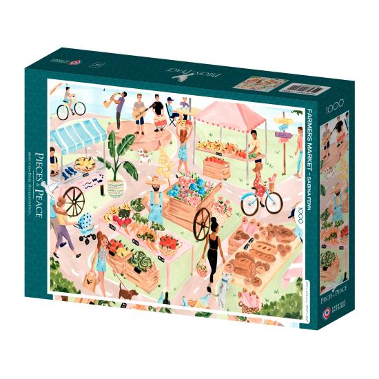 Puzzle Pieces and Peace Marché Des Producteurs 1000 Pcs