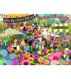 Puzzle Pieces and Peace Marché Aux Fleurs 1500 pièces