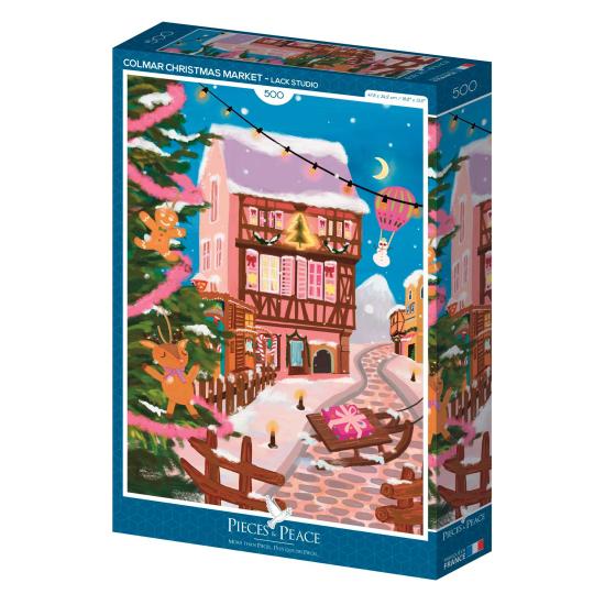 Puzzle Pieces and Peace Marché de Noël de Colmar 500 pièces