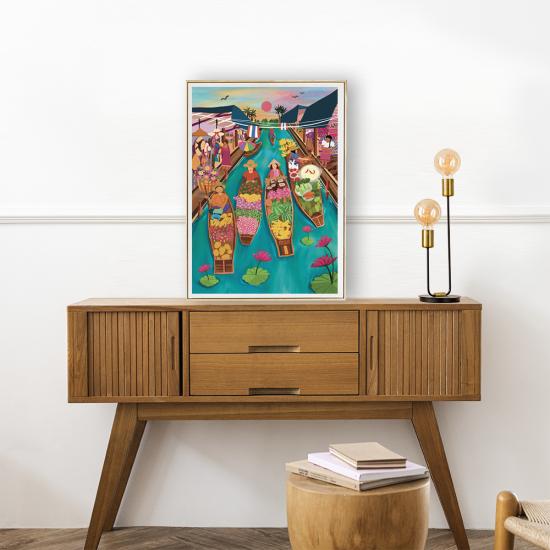 Puzzle Pieces and Peace Marché flottant Thaïlande 1000 pcs