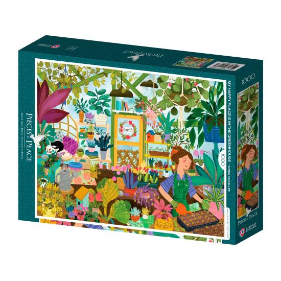 Puzzle Pieces and Peace Mon bonheur est dans la serre 1000 pcs