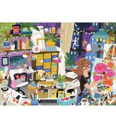 Puzzle Pieces and Peace Mon endroit heureux est dans le studio d