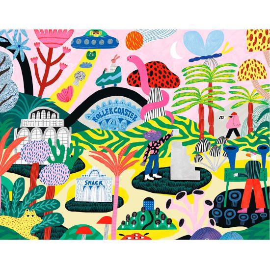 Puzzle Pieces and Peace Montagne russe 1000 pcs Puzzle Pieces and Peace Montagne russe 1000 pcs