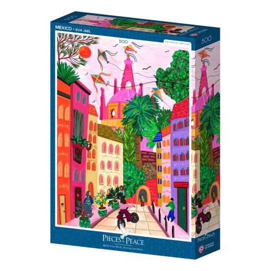 Puzzle Pieces and Peace Mexique 500 pièces