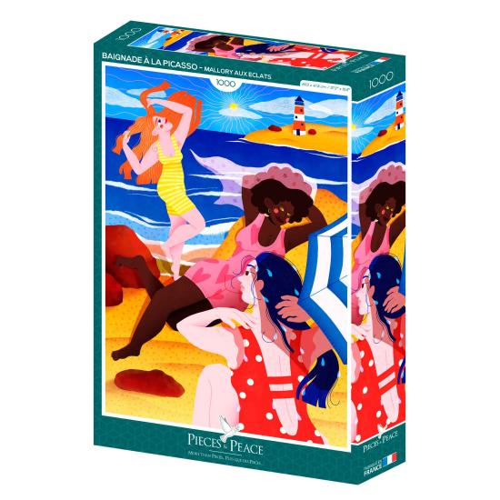 Puzzle Pieces and Peace Baignade à la Picasso 1000 pcs Puzzle Pieces and Peace Baignade à la Picasso 1000 pcs