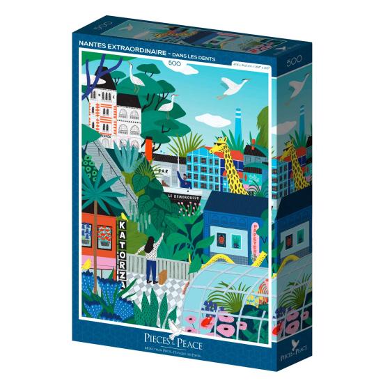 Puzzle Pièces et Paix Nantes Extraordinaire 500 Pièces