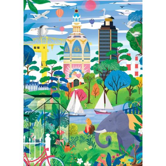 Puzzle Pieces and Peace Nantes Fantastique 1500 Pièces