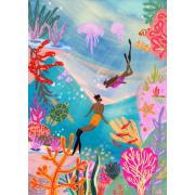 Puzzle Pieces and Peace Natation Sauvage de 500 Pzs