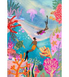 Puzzle Pieces and Peace Natation Sauvage de 500 Pzs