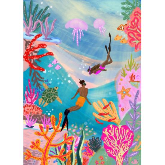 Puzzle Pieces and Peace Natation Sauvage de 500 Pzs Puzzle Pieces and Peace Natation Sauvage de 500 Pzs