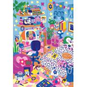 Puzzle Pieces and Peace Nostalgie Des Années 90 1000 Pcs