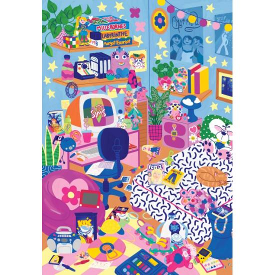 Puzzle Pieces and Peace Nostalgie Des Années 90 1000 Pcs