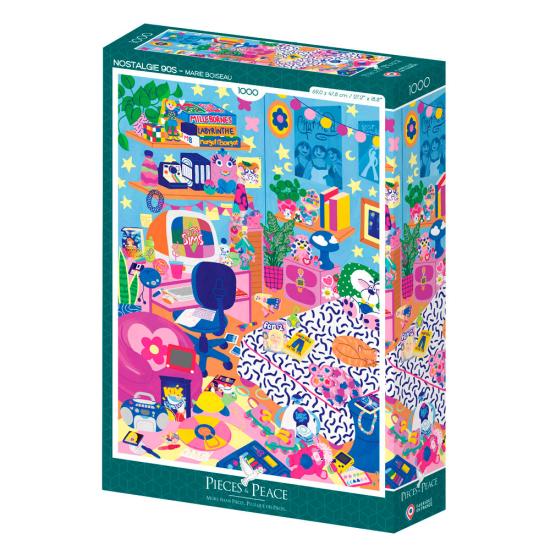 Puzzle Pieces and Peace Nostalgie Des Années 90 1000 Pcs