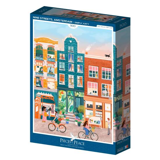 Pièces de puzzle et paix Nine Streets Amsterdam 500 pièces