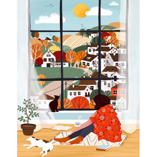 Pieces and Peace Puzzle d'automne 1000 pièces Pieces and Peace Puzzle d'automne 1000 pièces