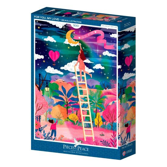 Puzzle Pieces and Peace Pour toi mon amour 500 pièces