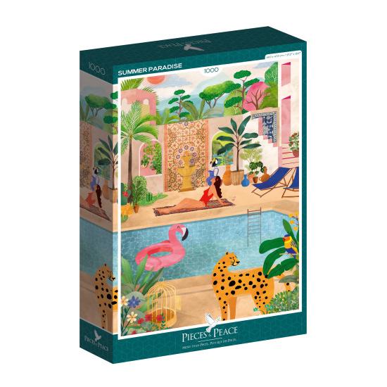 Puzzle Pieces and Peace Summer Paradise 1000 pièces