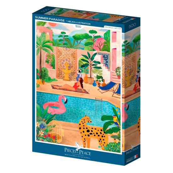 Puzzle Pieces and Peace Paradis d'été 500 pièces Puzzle Pieces and Peace Paradis d'été 500 pièces