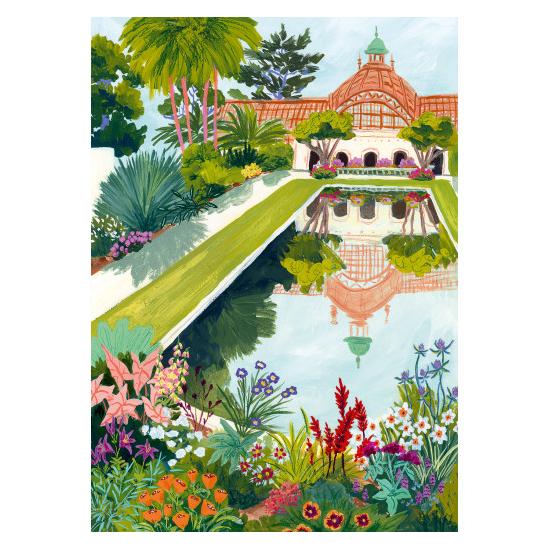 Pièces et paix Balboa Park Puzzle 1000 pièces