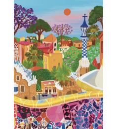 Puzzle Pieces and Peace Parc Güell 1000 pcs