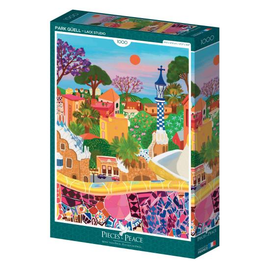 Puzzle Pieces and Peace Parc Güell 1000 pcs