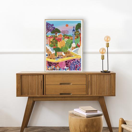 Puzzle Pieces and Peace Parc Güell 1000 pcs