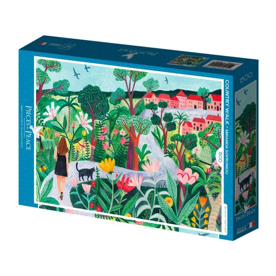 Puzzle Pieces and Peace Balade Champêtre de 1500 Pcs