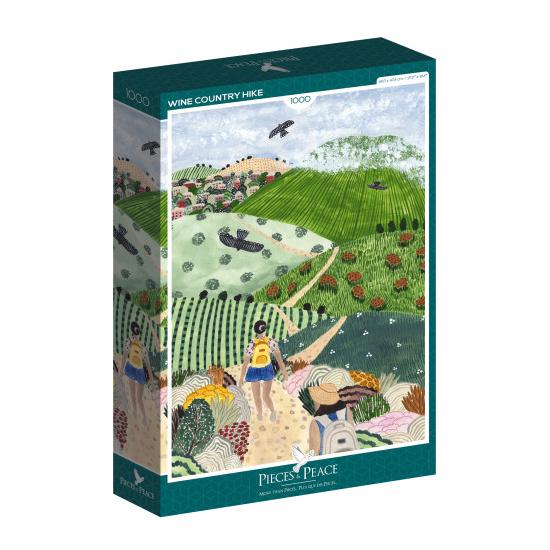 Puzzle Pieces and Peace 1000 P Wine Country Walk Puzzle Pieces and Peace 1000 P Wine Country Walk