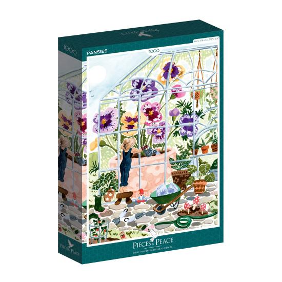 Pièces de puzzle et pensées de paix de 1000 pièces
