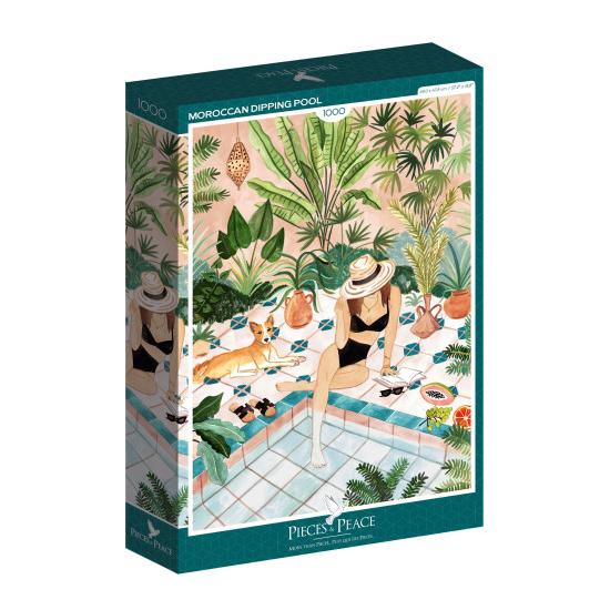 Puzzle Pieces and Peace Piscine marocaine 1000 pièces