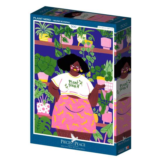 Pièces de puzzle et Peace Plant Nerd 500 pièces