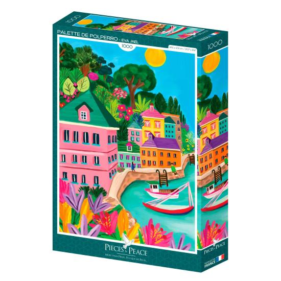 Puzzle Pieces and Peace Polperro 1000 pcs Puzzle Pieces and Peace Polperro 1000 pcs